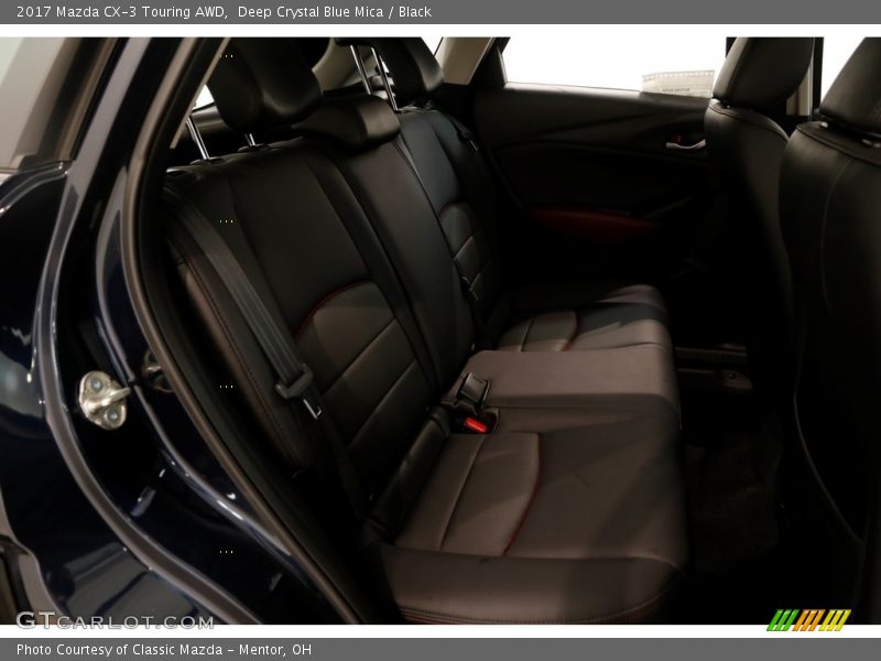Deep Crystal Blue Mica / Black 2017 Mazda CX-3 Touring AWD