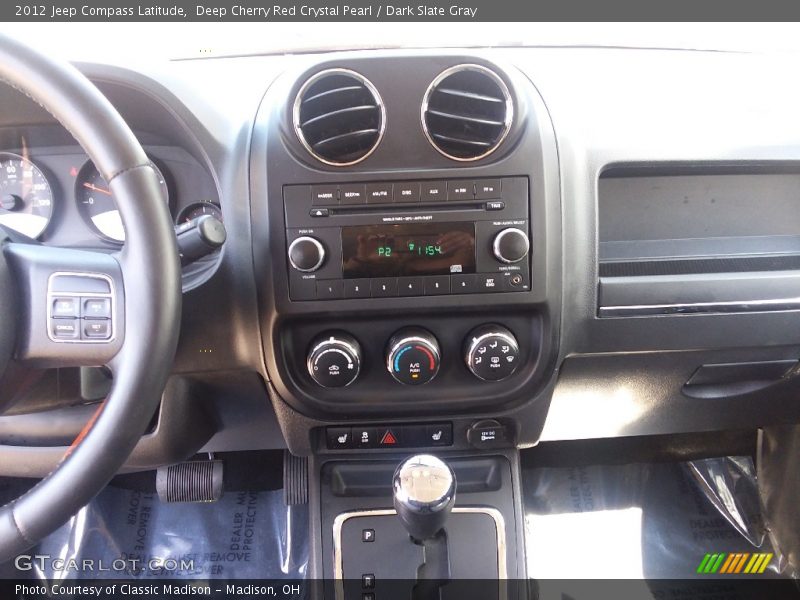 Deep Cherry Red Crystal Pearl / Dark Slate Gray 2012 Jeep Compass Latitude