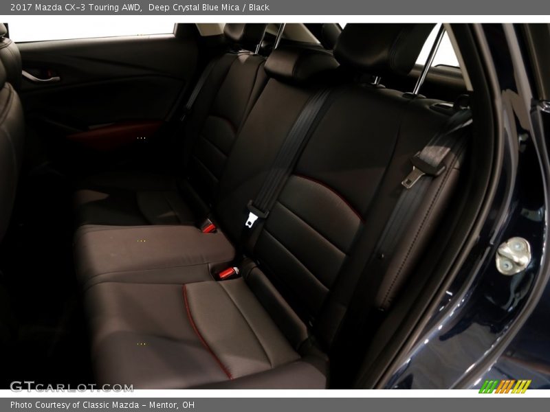 Deep Crystal Blue Mica / Black 2017 Mazda CX-3 Touring AWD