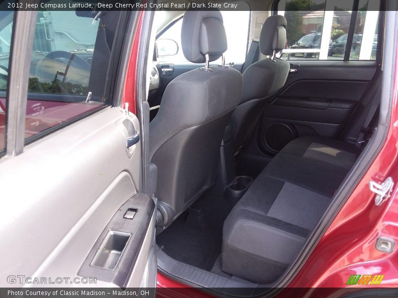 Deep Cherry Red Crystal Pearl / Dark Slate Gray 2012 Jeep Compass Latitude