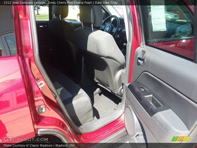 Deep Cherry Red Crystal Pearl / Dark Slate Gray 2012 Jeep Compass Latitude