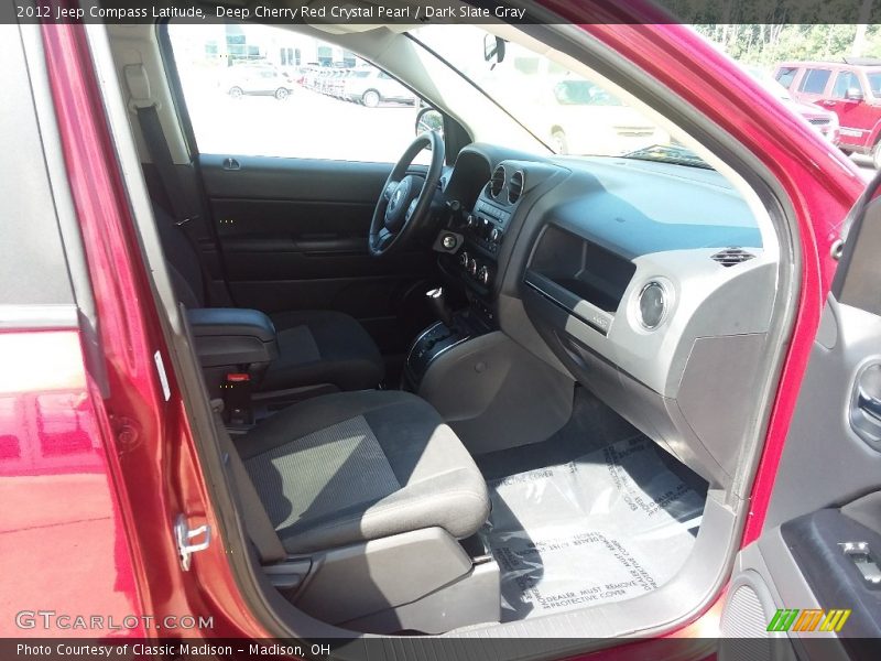 Deep Cherry Red Crystal Pearl / Dark Slate Gray 2012 Jeep Compass Latitude