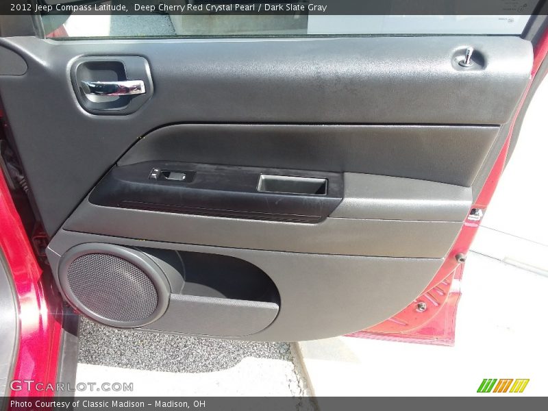 Deep Cherry Red Crystal Pearl / Dark Slate Gray 2012 Jeep Compass Latitude