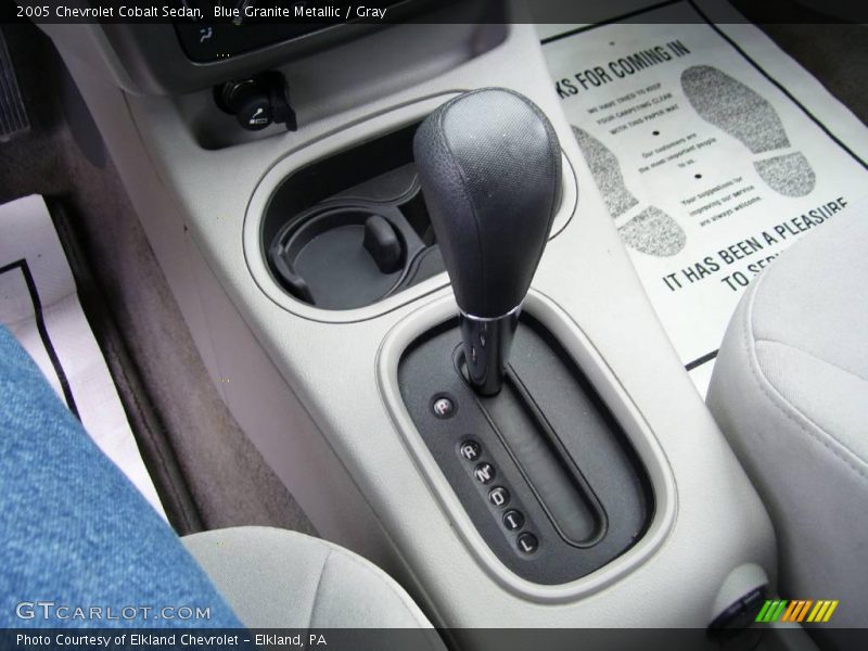 Blue Granite Metallic / Gray 2005 Chevrolet Cobalt Sedan