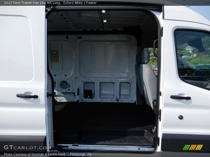 Oxford White / Pewter 2017 Ford Transit Van 250 MR Long