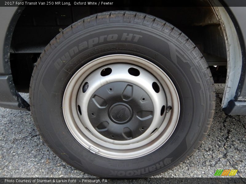 Oxford White / Pewter 2017 Ford Transit Van 250 MR Long