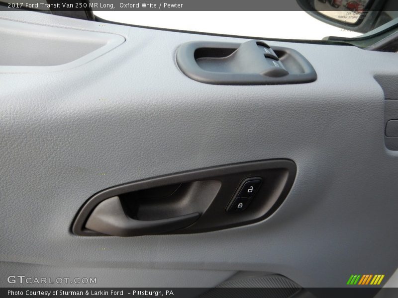 Oxford White / Pewter 2017 Ford Transit Van 250 MR Long
