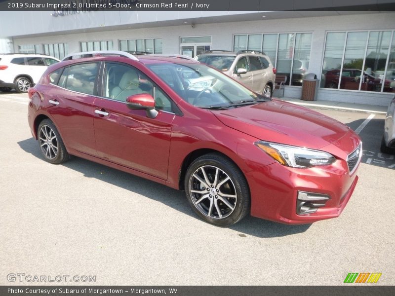 Crimson Red Pearl / Ivory 2019 Subaru Impreza 2.0i Limited 5-Door