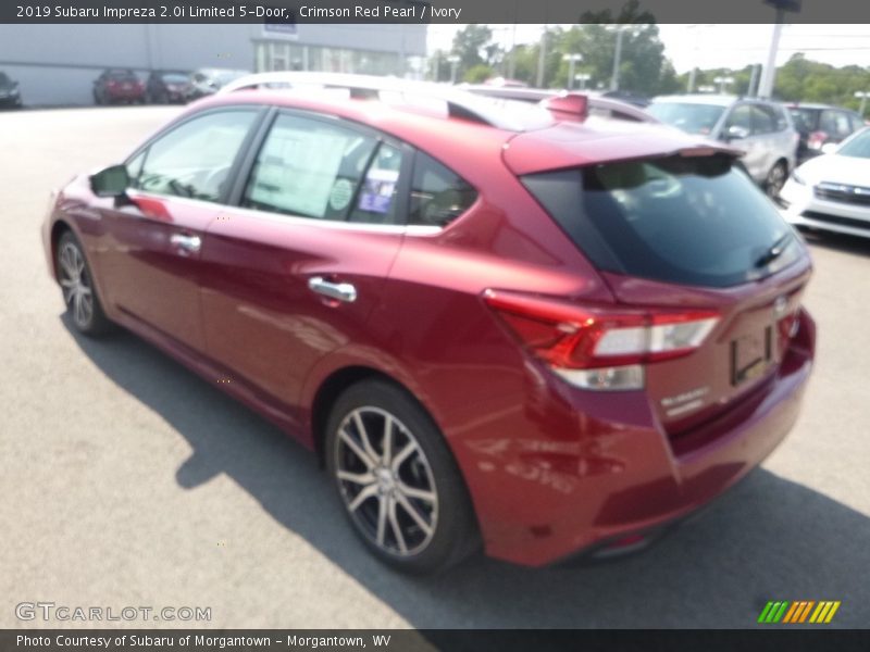 Crimson Red Pearl / Ivory 2019 Subaru Impreza 2.0i Limited 5-Door