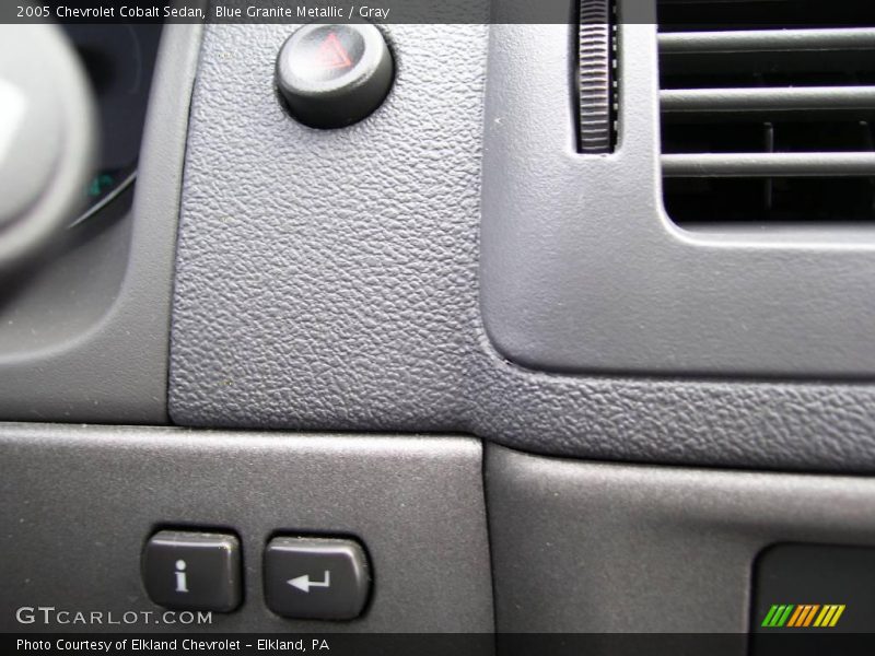 Blue Granite Metallic / Gray 2005 Chevrolet Cobalt Sedan