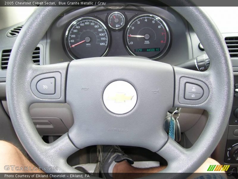 Blue Granite Metallic / Gray 2005 Chevrolet Cobalt Sedan