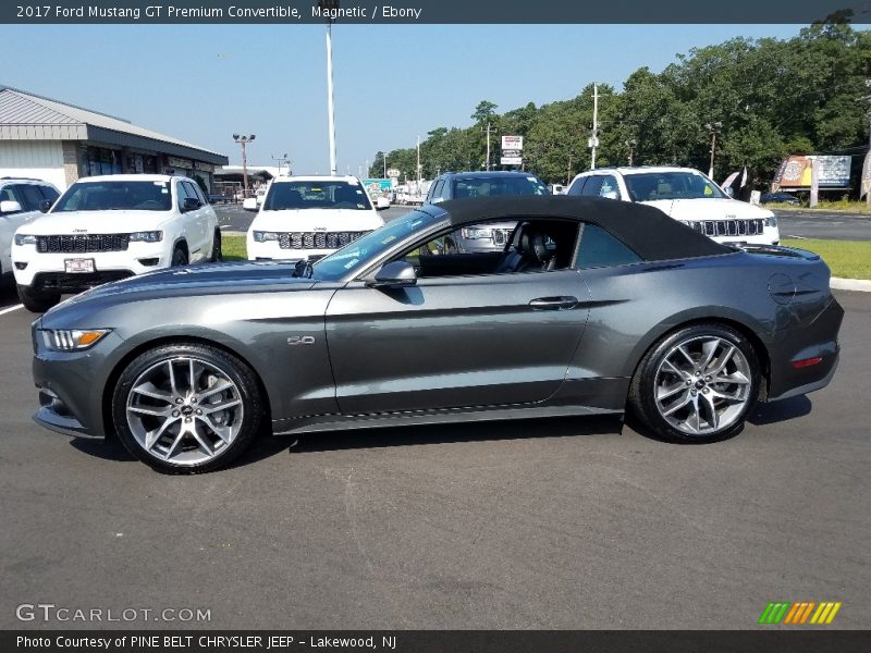 Magnetic / Ebony 2017 Ford Mustang GT Premium Convertible