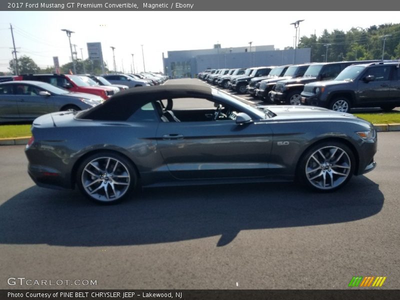 Magnetic / Ebony 2017 Ford Mustang GT Premium Convertible