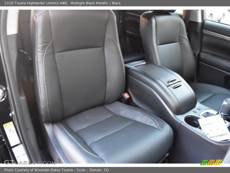 Midnight Black Metallic / Black 2018 Toyota Highlander Limited AWD