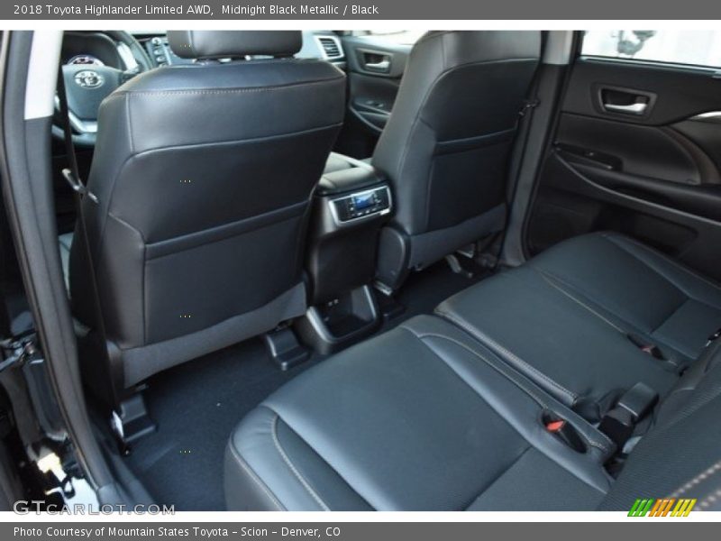 Midnight Black Metallic / Black 2018 Toyota Highlander Limited AWD