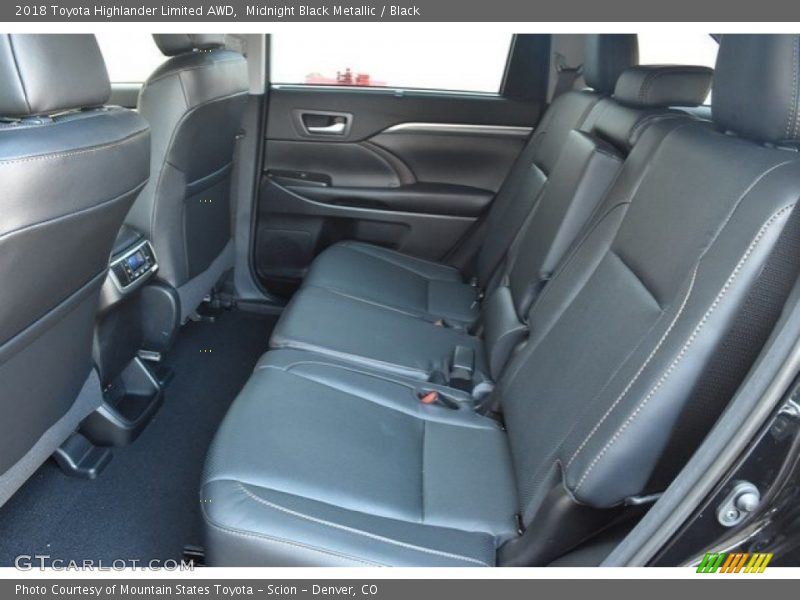 Midnight Black Metallic / Black 2018 Toyota Highlander Limited AWD