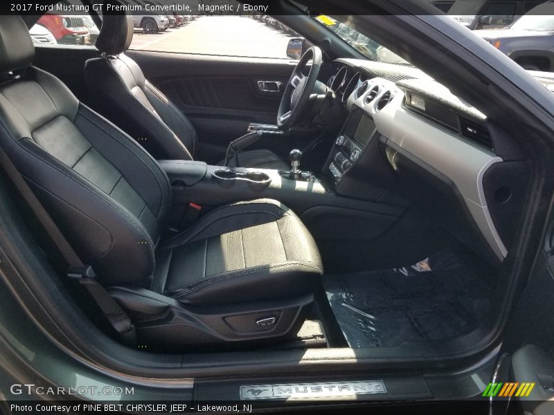 Magnetic / Ebony 2017 Ford Mustang GT Premium Convertible