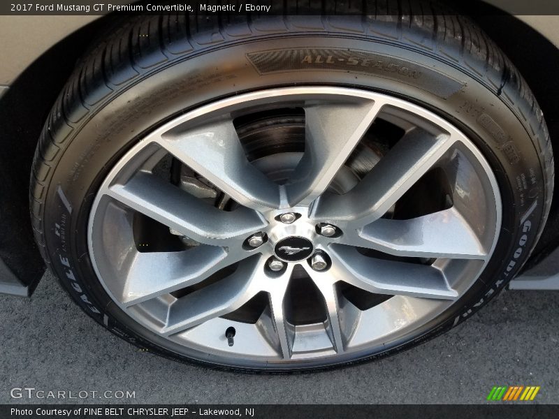 Magnetic / Ebony 2017 Ford Mustang GT Premium Convertible