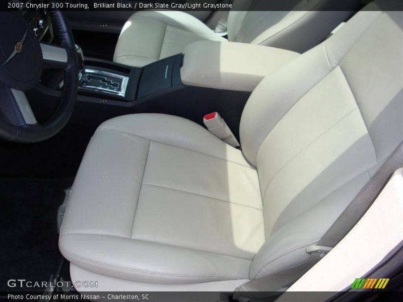 Brilliant Black / Dark Slate Gray/Light Graystone 2007 Chrysler 300 Touring