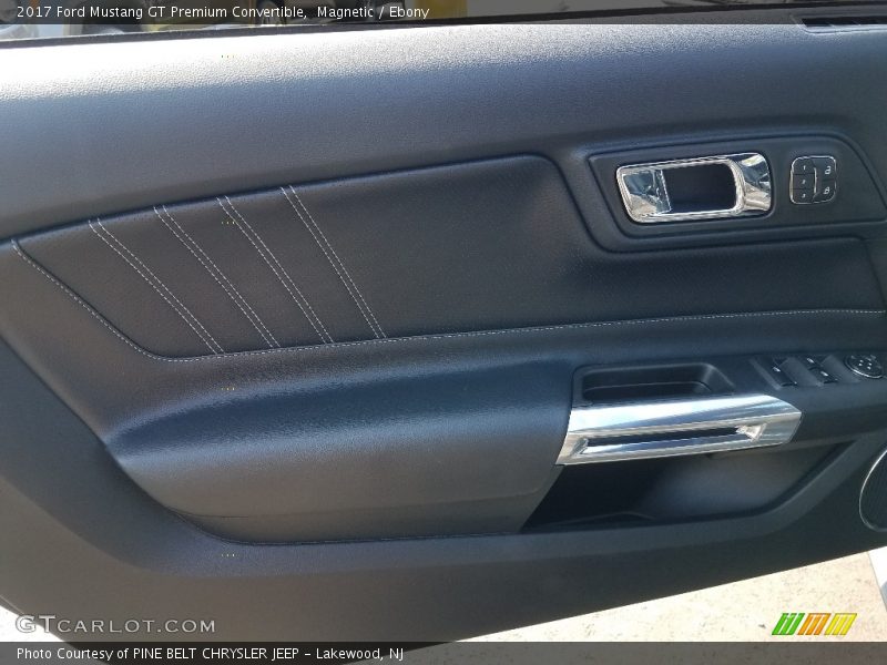Magnetic / Ebony 2017 Ford Mustang GT Premium Convertible