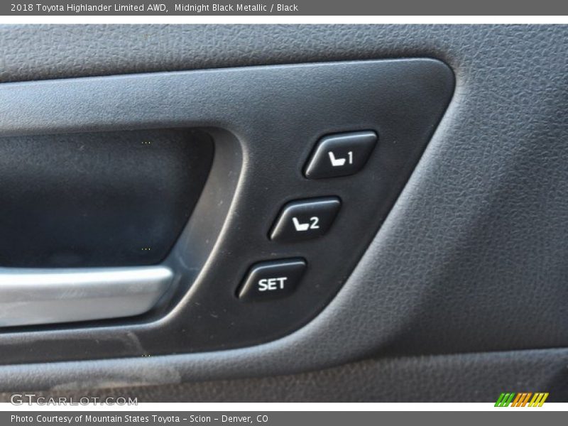 Midnight Black Metallic / Black 2018 Toyota Highlander Limited AWD