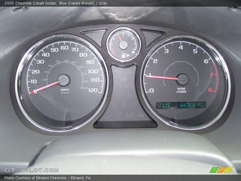 Blue Granite Metallic / Gray 2005 Chevrolet Cobalt Sedan