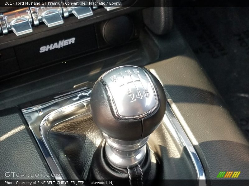 Magnetic / Ebony 2017 Ford Mustang GT Premium Convertible