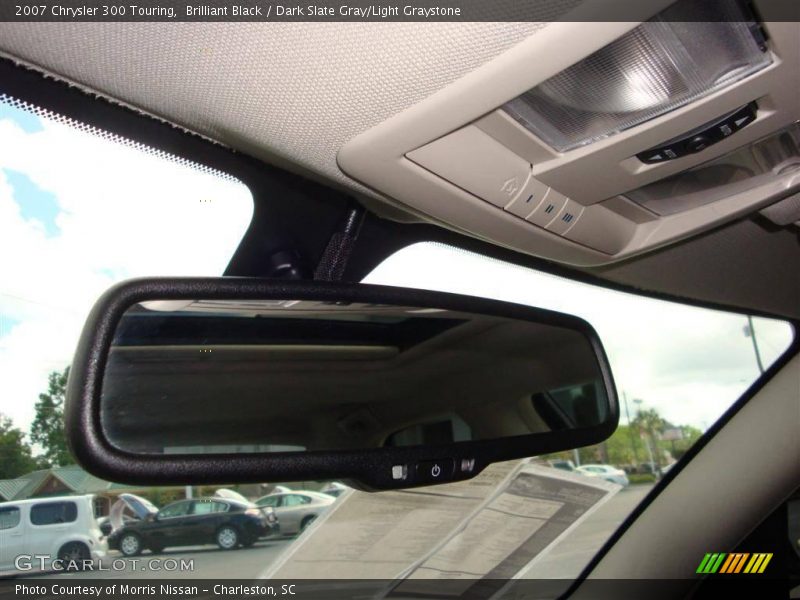 Brilliant Black / Dark Slate Gray/Light Graystone 2007 Chrysler 300 Touring