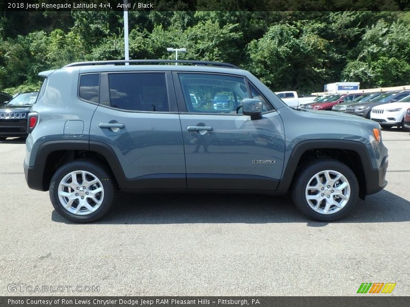 Anvil / Black 2018 Jeep Renegade Latitude 4x4