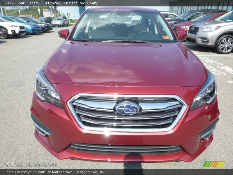 Crimson Red / Ivory 2019 Subaru Legacy 2.5i Limited