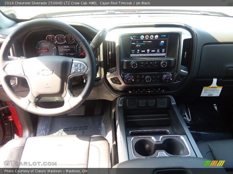 Cajun Red Tintcoat / Jet Black 2019 Chevrolet Silverado 2500HD LTZ Crew Cab 4WD