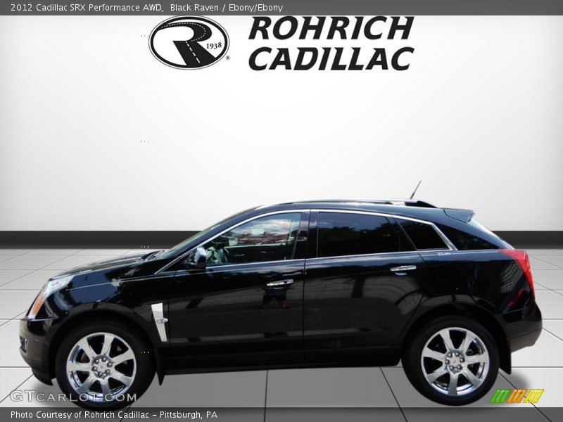 Black Raven / Ebony/Ebony 2012 Cadillac SRX Performance AWD