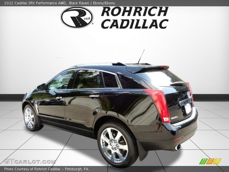 Black Raven / Ebony/Ebony 2012 Cadillac SRX Performance AWD