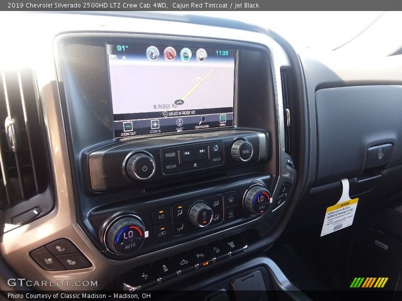 Cajun Red Tintcoat / Jet Black 2019 Chevrolet Silverado 2500HD LTZ Crew Cab 4WD