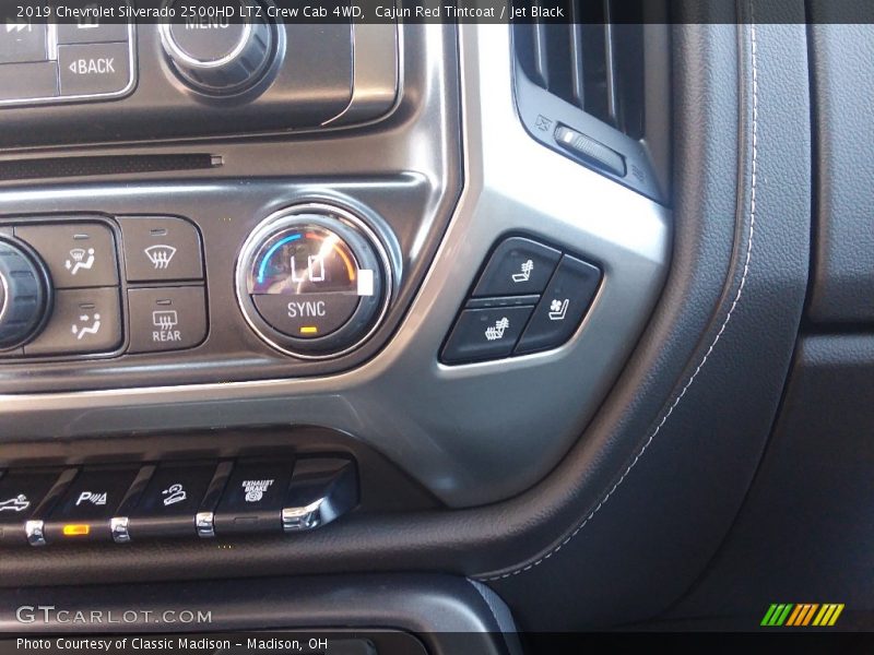 Cajun Red Tintcoat / Jet Black 2019 Chevrolet Silverado 2500HD LTZ Crew Cab 4WD