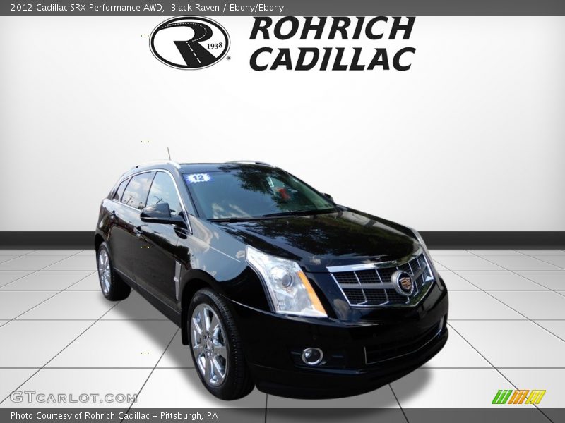 Black Raven / Ebony/Ebony 2012 Cadillac SRX Performance AWD