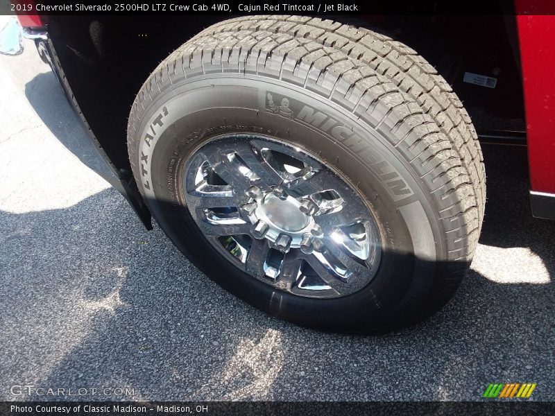 Cajun Red Tintcoat / Jet Black 2019 Chevrolet Silverado 2500HD LTZ Crew Cab 4WD