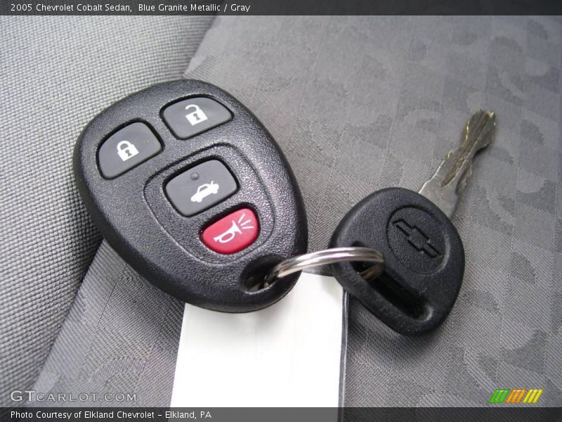 Blue Granite Metallic / Gray 2005 Chevrolet Cobalt Sedan