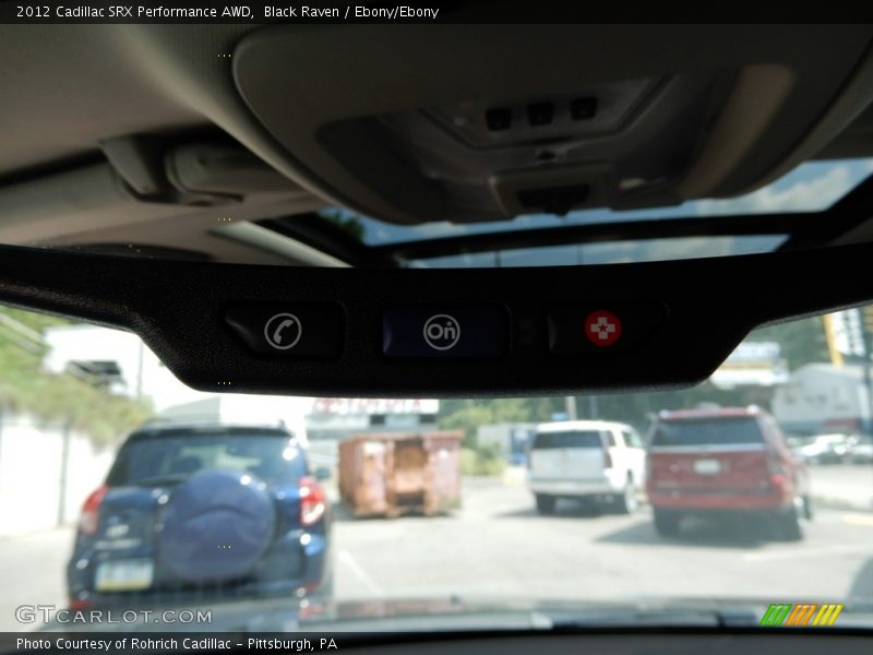 Black Raven / Ebony/Ebony 2012 Cadillac SRX Performance AWD