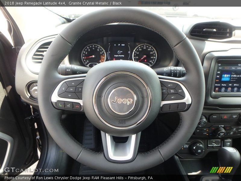 Granite Crystal Metallic / Black 2018 Jeep Renegade Latitude 4x4