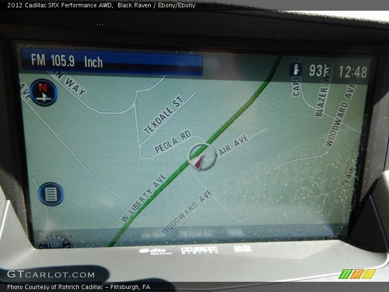 Black Raven / Ebony/Ebony 2012 Cadillac SRX Performance AWD