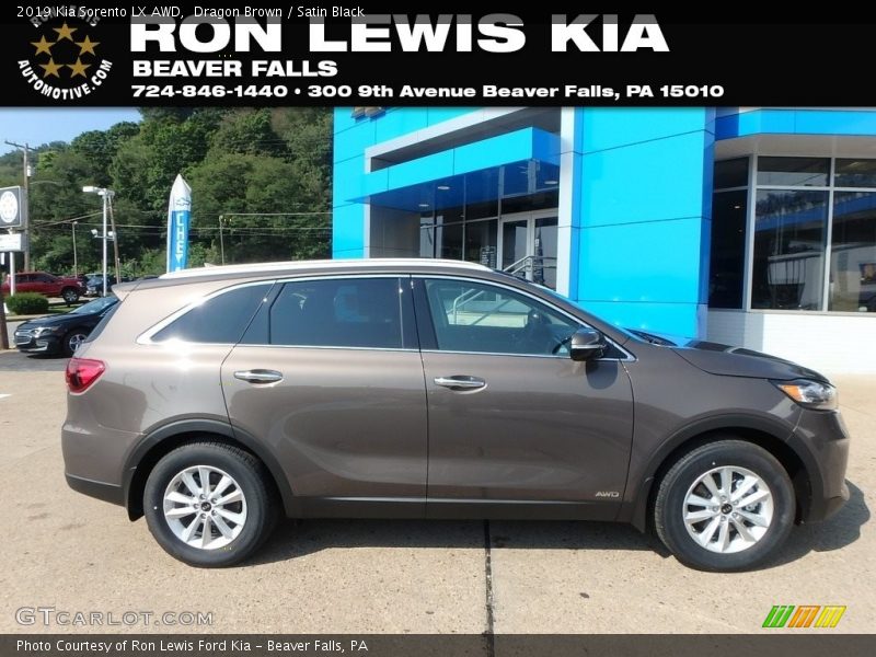 Dragon Brown / Satin Black 2019 Kia Sorento LX AWD