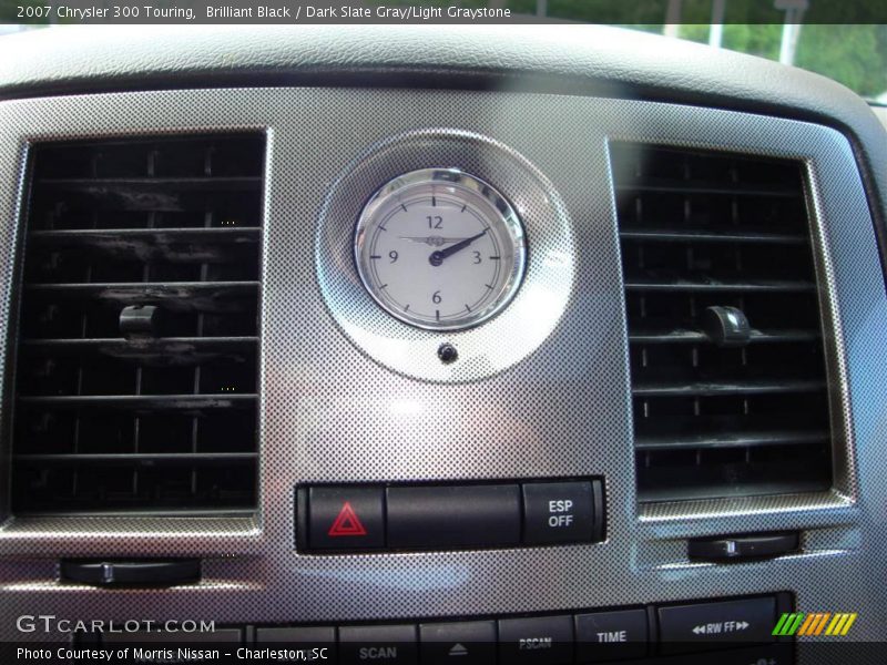 Brilliant Black / Dark Slate Gray/Light Graystone 2007 Chrysler 300 Touring