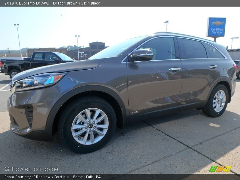 Dragon Brown / Satin Black 2019 Kia Sorento LX AWD