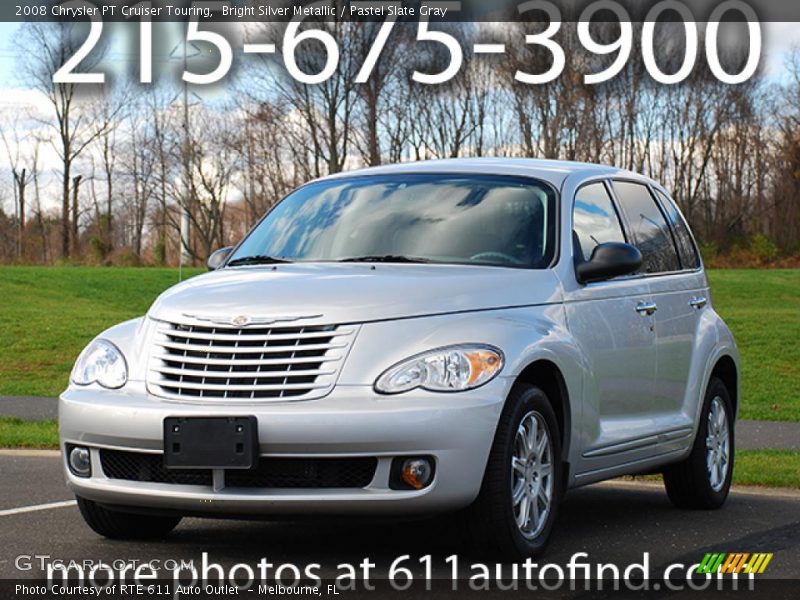 Bright Silver Metallic / Pastel Slate Gray 2008 Chrysler PT Cruiser Touring