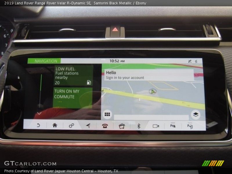 Navigation of 2019 Range Rover Velar R-Dynamic SE
