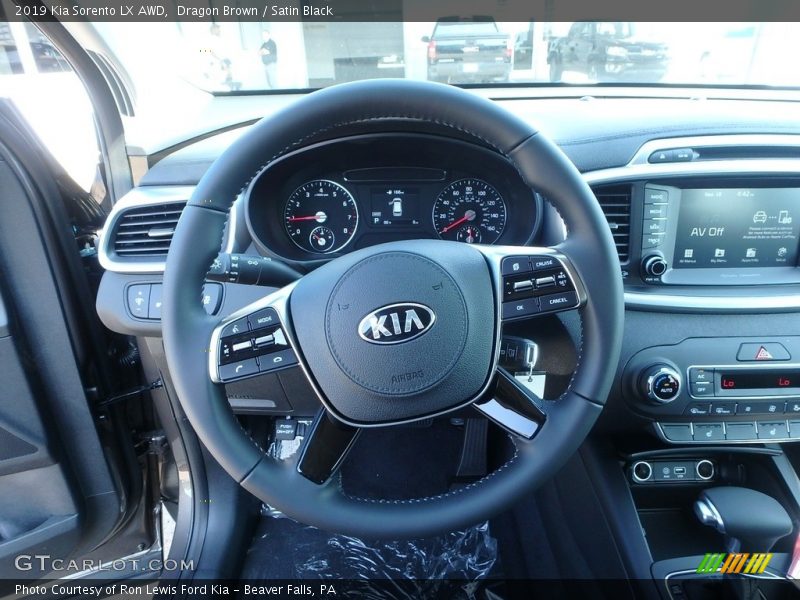 Dragon Brown / Satin Black 2019 Kia Sorento LX AWD