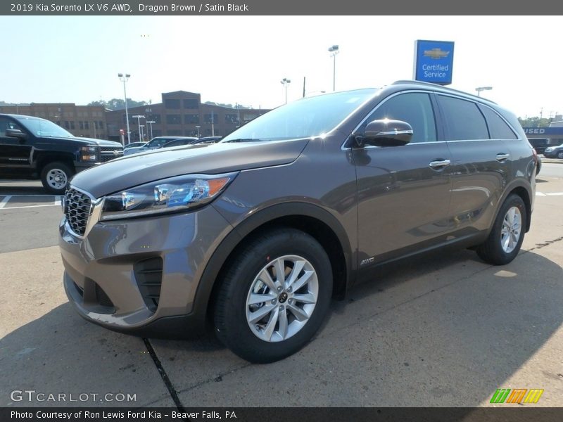 Dragon Brown / Satin Black 2019 Kia Sorento LX V6 AWD