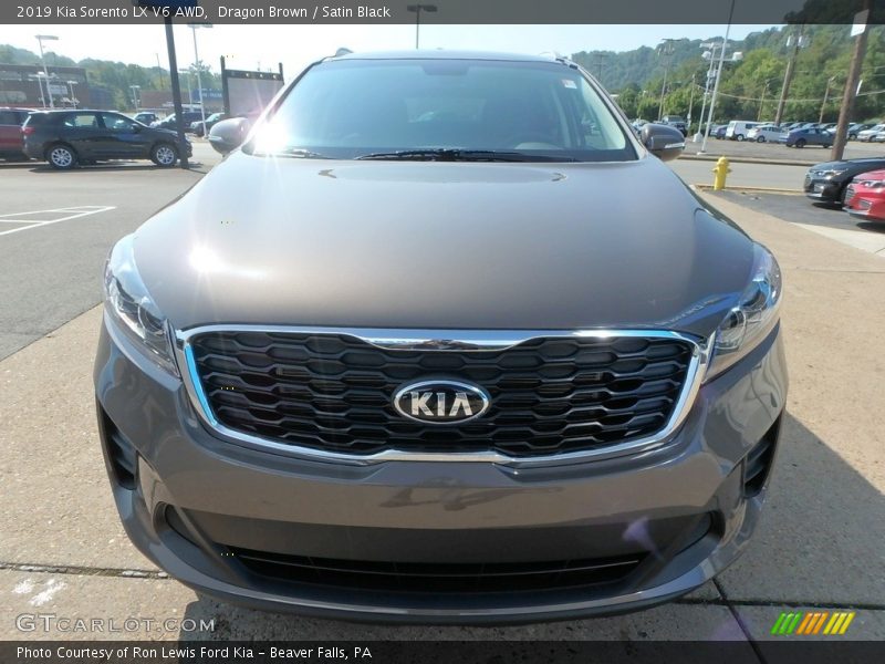 Dragon Brown / Satin Black 2019 Kia Sorento LX V6 AWD