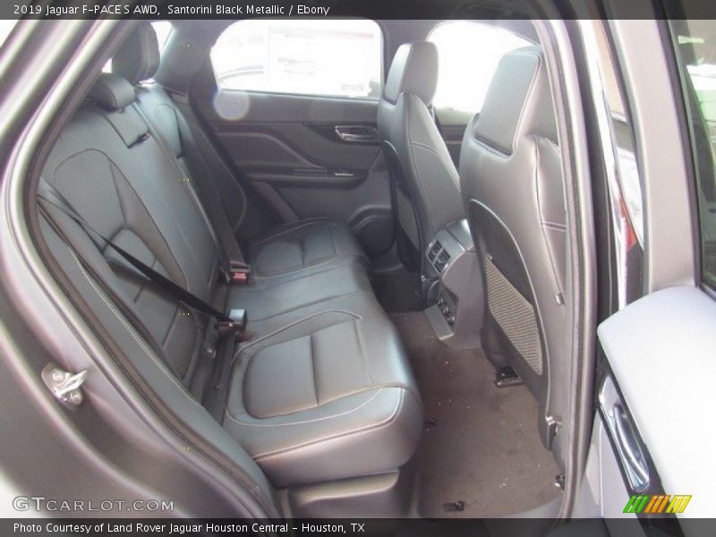 Rear Seat of 2019 F-PACE S AWD